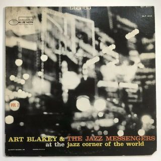 Art Blakey Jazz Corner Of The World Blue Note Bst - 84016 Rvg Vinyl Lp Messengers