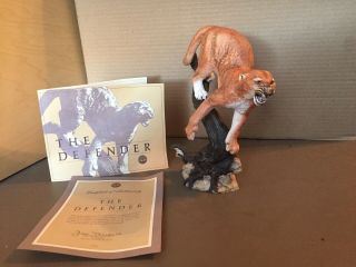 The Defender Mountain Lion Figure From The Franklin