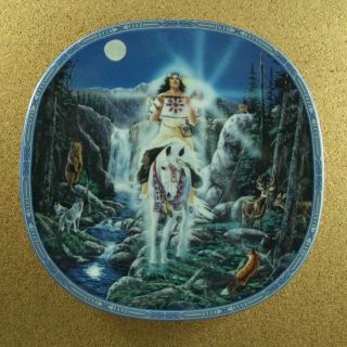 Visions Of The Sacred Journey Of Harmony Plate 5 Native American Indian Deer