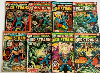 Marvel Premiere 3 4 5 6 9 12 13 14 Dr.  Strange Vg - Fn Range 1972 - 1974