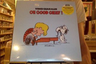 Vince Guaraldi Oh,  Good Grief Lp Red Colored Vinyl Charlie Brown