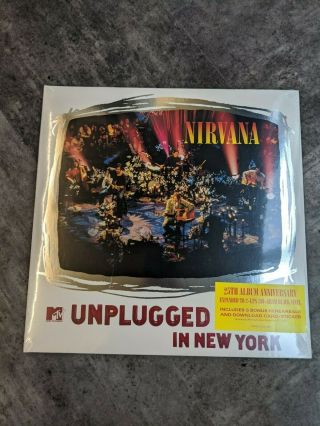 Nirvana Mtv Unplugged In York 25th Anniversary Double Vinyl Lp (2019)