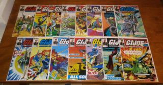 G.  I.  Joe European Missions 1 - 15 Marvel Comic Complete Full Run