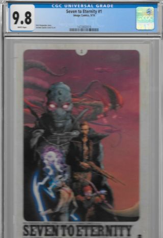 Seven To Eternity 1 A Cgc 9.  8 White Pages 1st Print Rick Remender Image Opena