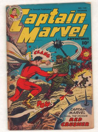 Captain Marvel Adventures 139 - Vs.  The Vicious Red Crusader (4.  5) 1952