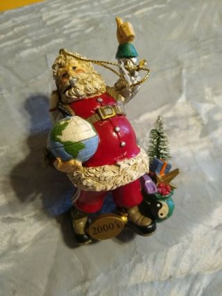 Midwest Of Cannon Falls Santa Of The 2000s Christmas Ornament Decade World 4.  5 "