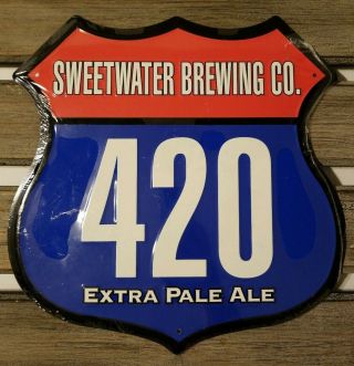 Sweetwater Brewing Co.  420 Extra Pale Ale Metal Sign