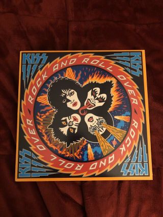 Kiss Rock And Roll Over Vinyl Lp 1976 Casablanca Nblp 7037 Ex With Inserts