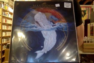 Mastodon Leviathan Lp Royal Blue W/ Bone White Pinwheels Colored Vinyl