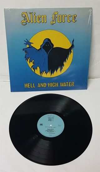 Alien Force Hell And High Water Black Vinyl Lp Record