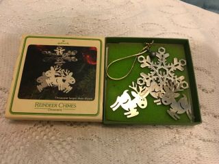 Reindeer Chimes - Hallmark Ornament - 1979