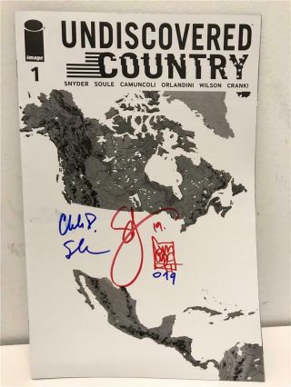 Nycc 2019 Excl.  Undiscovered Country 1 Signed By Snyder,  Soule,  Camuncoli,