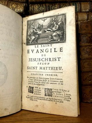 1703 The Testament Evangile From Saint Matthew To Mark
