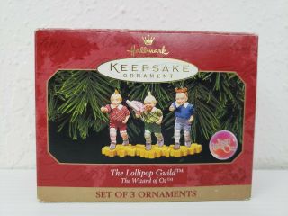 Hallmark Keepsake Christmas Ornament The Lollipop Guild Wizard Of Oz 1998 Rare