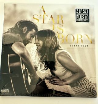 Lady Gaga - A Star Is Born Soundtrack [new Vinyl] 2 Lp Set,  10 Photo Prints