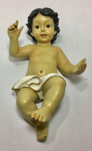 Vintage 15 " Baby Jesus Figurine Statue Christmas Holy Infant Nativity Nino Dios