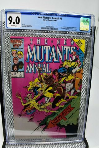 Mutants Annual 2 Cgc 9.  0 Marvel Comics 1986 1st U.  S.  Appearance Of Psylocke