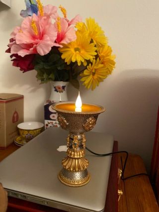 Electronic Tibetan Butter Lamp.
