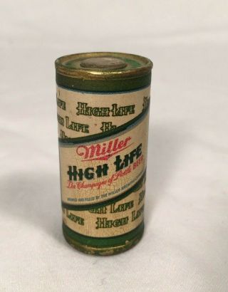 Vintage Miller High Life Beer Can Push - Button Bottle Opener W.  Germany 1 7/8 "