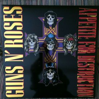Guns N Roses - Appetite For Destruction Vinyl 2lp,  Cover Art.  Remastered