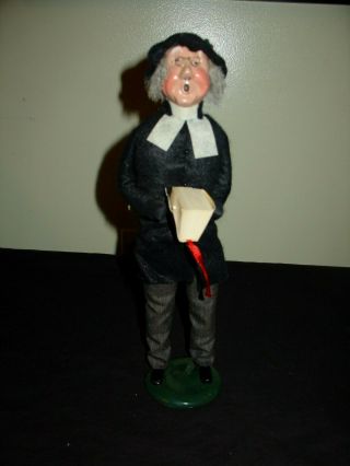 1990 Byers Choice Carolers Hand Crafted Christmas Preacher Man Of God