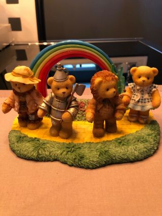 Cherished Teddies Wizard Of Oz Follow The Yellow Brick Road Set 476501