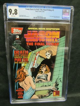 Jason Goes To Hell: The Final Friday 2 (1993) Topps Comics Rare Cgc 9.  8 W786