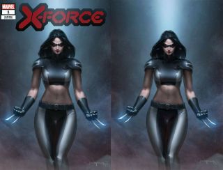 X - Force 1 Dx Marvel 2019 Nm Jeehyung Lee X - 23 Wolverine Virgin Set Variant X - Men