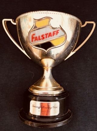 Falstaff Beer Trophy Wall Sign.  Vintage 2