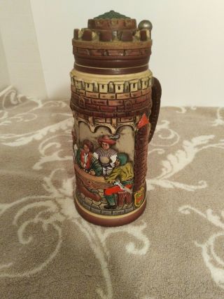 Gerz Beer Stein Made in West Germany 8.  5 