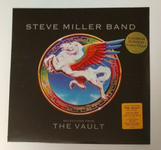 Steve Miller Band “selections From The Vault” Lp Limited Edition Clear Vinyl Sea