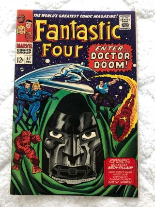 Fantastic Four 57 Very Fine.  Jack Kirby At His Finest Gorgeous Book