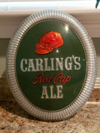 Carlings Red Cap Ale Beer Sign
