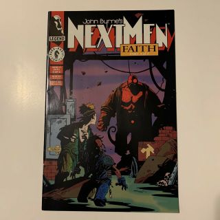 Next Men 21 - Nm,  (1st Color App Of Hellboy) Major Key 