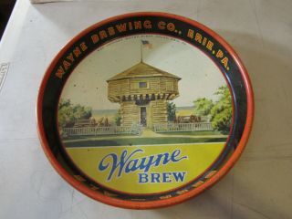 Vintage Wayne Brewing Co Beer Brew Serving Tray