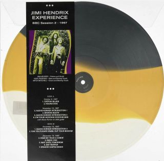 Jimi Hendrix Experience Bbc Session 2 1967 Splatter Limited Vinyl Lp