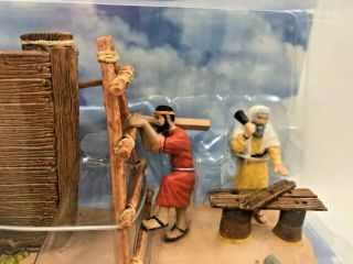 Heroes Of Faith Noah ' s Ark Genesis 6 Religious Action Figures Set Christian 3
