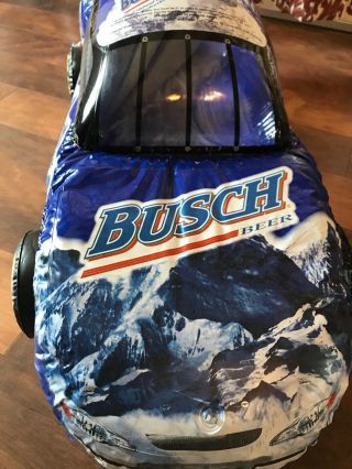 Vintage Busch Beer Inflatable Race Car Goodyear Nascar Blow Up Bar Deco 1993 3