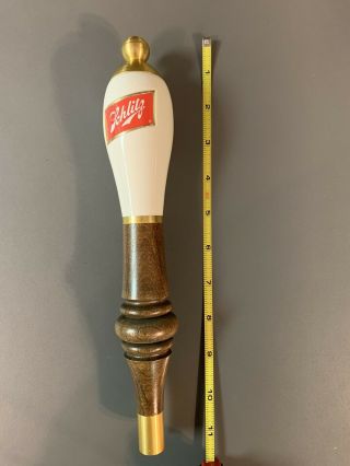 Old Stock Vintage 1970 ' s Schlitz Beer Tap Handle - 11 Inch Wooden 3