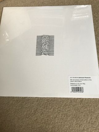 Joy Division: Unknown Pleasures (40th Anniversary) 180g Red Coloured Vinyl Lp