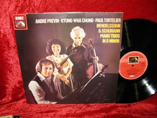 1980 Uk Nm Asd 3894 Stereo Mendelssohn,  Schumann Piano Trios Kyung Wha Chung,  Pa
