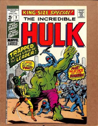 Incredible Hulk Annual 3 - Near 9.  6 Nm - Avengers Marvel Comics