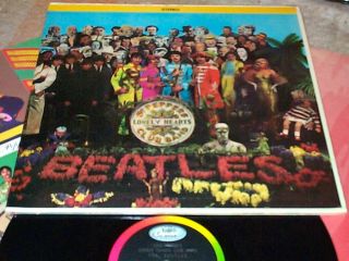 The Beatles Sgt.  Peppers Lonely Hearts Capitol Nmint Rainbow Orig Club Band Jam