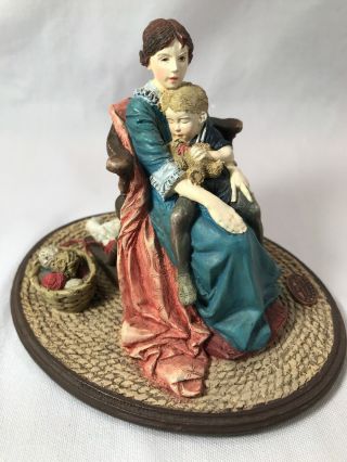 1992 Norman Rockwell Gallery Figurine Joys Of Motherhood Sweet Dreams Numbered