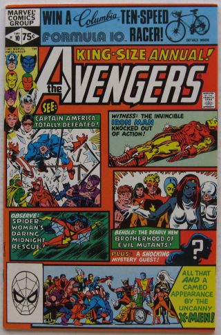 Avengers Annual 10 (1981,  Marvel) Vfn,  X - Men App,  1st App Rogue & Madelyne Pryor