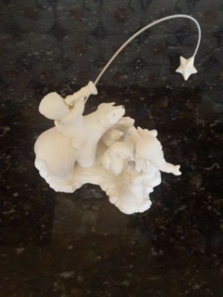 Dept 56 Snowbabies " Wish Upon A Falling Star " Figurine Retired