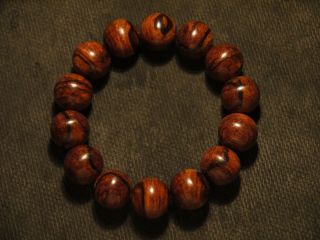 18 Mm Asain Huali Wood Beads Yoga Bracelet