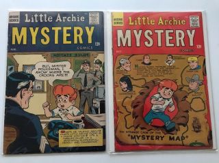 Little Archie Mystery 1 & 2 == Two Issue Mini - Series Scarce 1963