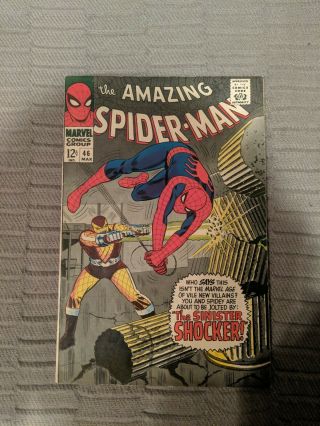 The Spider - Man 46 First Appearance Of The Shocker Silver Age Comic Key