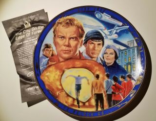 Star Trek Episodes: The City On The Edge Of Forever Plate W/ 0271a